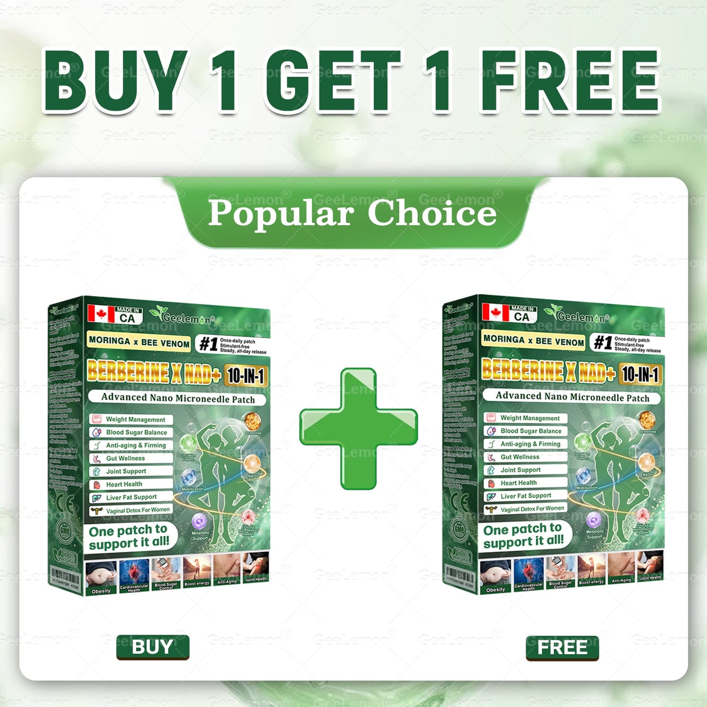 🇨🇦 𝑶𝒇𝒇𝒊𝒄𝒊𝒂𝒍 𝑺𝒕𝒐𝒓𝒆 | 🧑‍⚕️🩺 𝐆𝐞𝐞𝐋𝐞𝐦𝐨𝐧® Moringa · Berberine × NAD+ 𝟏𝟎-𝐢𝐧-𝟏 𝐀𝐝𝐯𝐚𝐧𝐜𝐞𝐝 𝐍𝐚𝐧𝐨 𝐌𝐢𝐜𝐫𝐨𝐧𝐞𝐞𝐝𝐥𝐞 𝐏𝐚𝐭𝐜𝐡 — 𝐎𝐧𝐜𝐞 𝐃𝐚𝐢𝐥𝐲, 𝐕𝐢𝐬𝐢𝐛𝐥𝐞 𝐑𝐞𝐬𝐮𝐥𝐭𝐬 𝐢𝐧 𝟕 𝐃𝐚𝐲𝐬