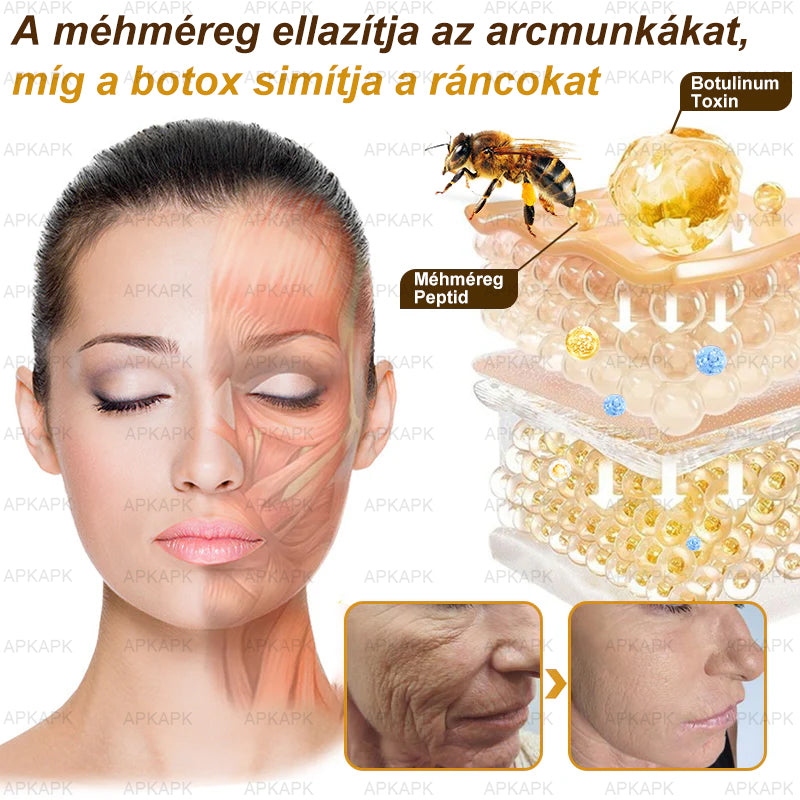 ΑΚΑPK®Méhméreg Átfogó Krém 🧑‍⚕️🧑‍⚕️ 🥇 Segít a bőrproblémák kezelésében, mint például: ráncok, hegek, pigmentációs foltok, striák, pattanások, pikkelysömör, ekcéma, bőrelváltozások, irritációk, gyulladások és egyéb bőrproblémák 🔥