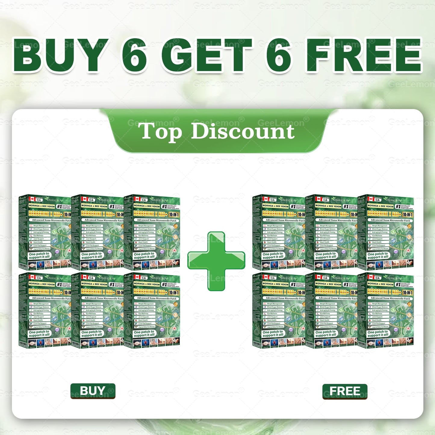 🇨🇦 𝑶𝒇𝒇𝒊𝒄𝒊𝒂𝒍 𝑺𝒕𝒐𝒓𝒆 | 🧑‍⚕️🩺 𝐆𝐞𝐞𝐋𝐞𝐦𝐨𝐧® Moringa · Berberine × NAD+ 𝟏𝟎-𝐢𝐧-𝟏 𝐀𝐝𝐯𝐚𝐧𝐜𝐞𝐝 𝐍𝐚𝐧𝐨 𝐌𝐢𝐜𝐫𝐨𝐧𝐞𝐞𝐝𝐥𝐞 𝐏𝐚𝐭𝐜𝐡 — 𝐎𝐧𝐜𝐞 𝐃𝐚𝐢𝐥𝐲, 𝐕𝐢𝐬𝐢𝐛𝐥𝐞 𝐑𝐞𝐬𝐮𝐥𝐭𝐬 𝐢𝐧 𝟕 𝐃𝐚𝐲𝐬